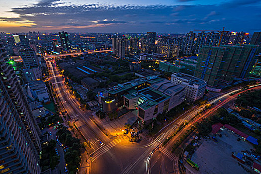 上海新静安夜景