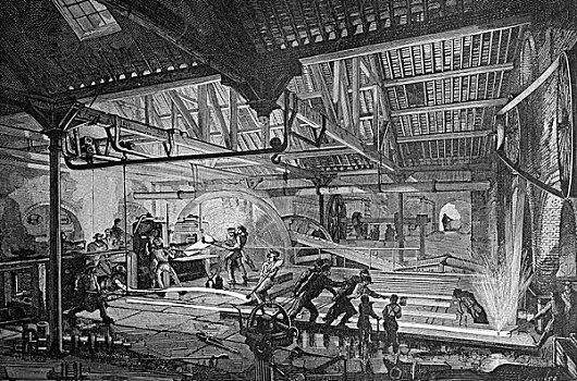 熔化,铁路,轨道,历史,插画,1893年
