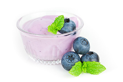 蓝莓,酸奶