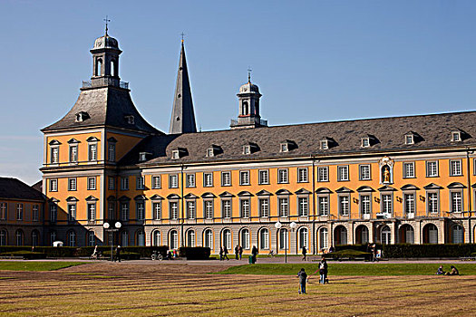 宫殿,今日,大学,北莱茵-威斯特伐利亚,德国,欧洲