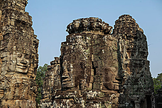 柬埔寨暹粒吴哥窟巴戎寺