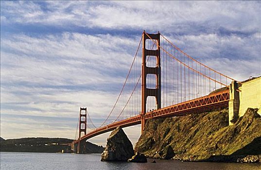 加利福尼亚,旧金山,金门大桥,漂亮,下午,亮光