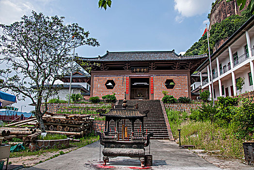 广东韶关丹霞山中国红石公园别传禅寺