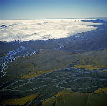 河,冰河,冰岛