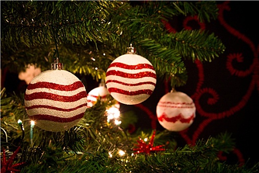 圣诞树,装饰,球