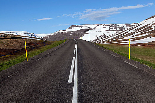 环路,道路,逆光,半岛,北方,冰岛