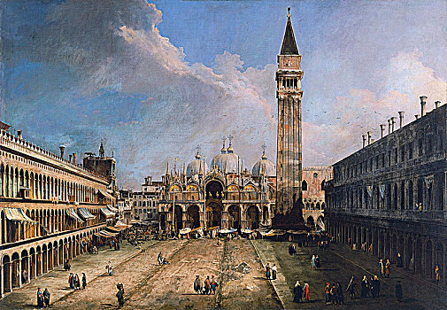 圣马可广场,威尼斯,艺术家
