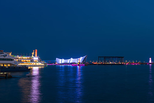 青岛夜景灯光秀