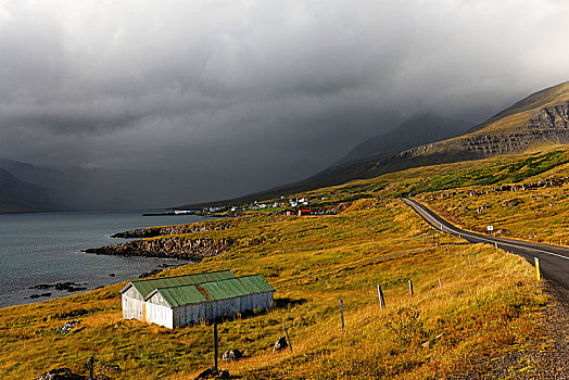 乡村,风景,冰岛,欧洲