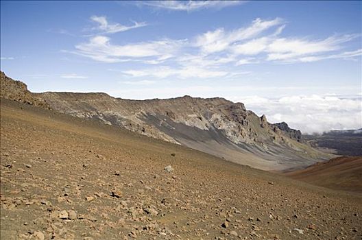 哈雷阿卡拉火山口,毛伊岛,夏威夷,美国