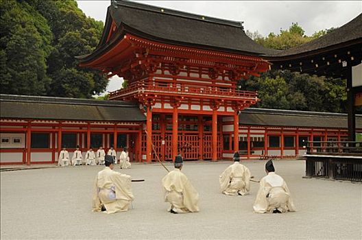 射箭,箭,开端,仪式,弓箭,节日,京都,日本,亚洲