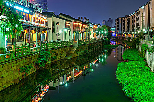 湖州霅溪夜景