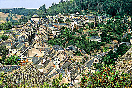 法国,阿韦龙省,中世纪,乡村,山谷