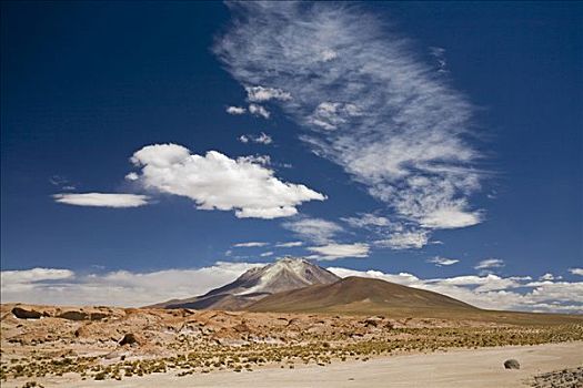 活火山,高原,玻利维亚,南美