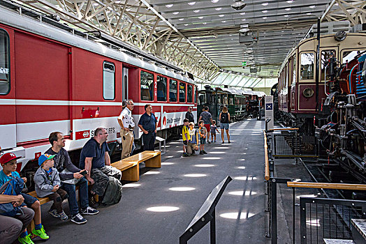 铁路,展示,瑞士人,博物馆,运输,琉森湖,瑞士