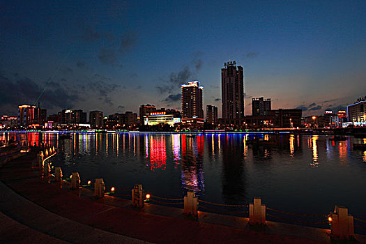 海南省三亚市夜景