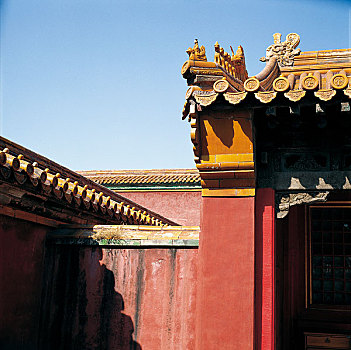 故宫的红墙