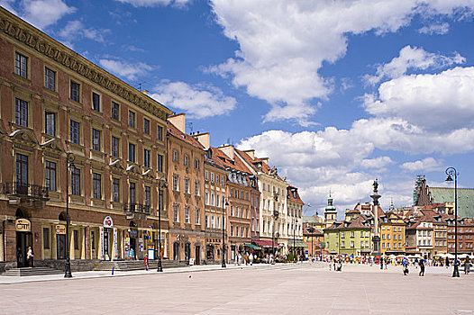 建筑,老城,华沙,波兰