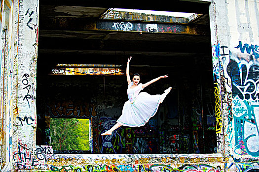 芭蕾舞女,涂鸦