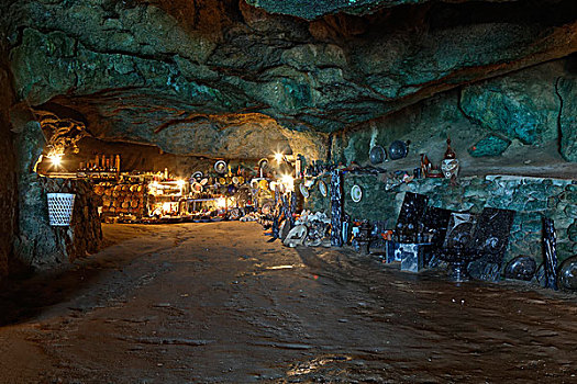 纪念品店,洞穴,靠近,摩洛哥,北非,非洲