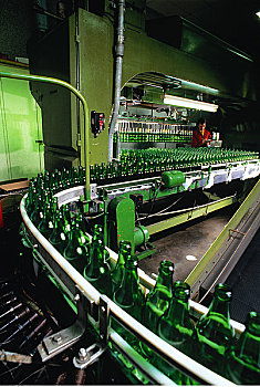 装瓶,线条,葡萄酒厂,不列颠哥伦比亚省,加拿大