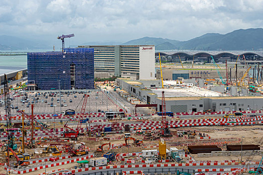 香港国际机场扩建工程工地