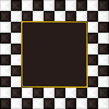 黑白,方形,方格,画框,边界