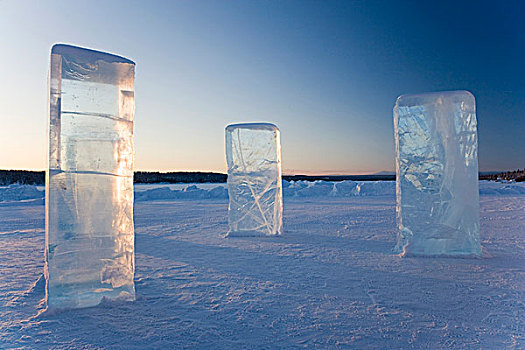 冰块,北方,瑞典