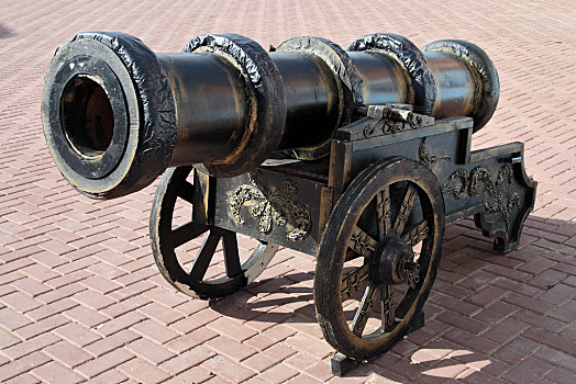 古老,迫击炮,老式,炮,18世纪,世纪
