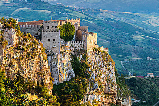 城堡,省,巴勒莫,西西里,意大利,欧洲