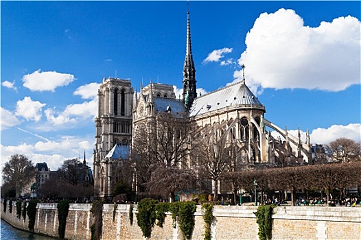 大教堂,巴黎圣母院,塞纳河