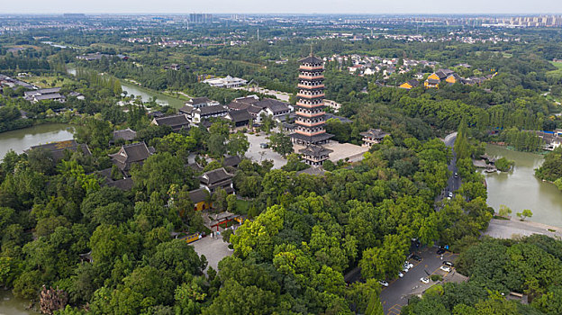 江苏扬州大明寺风光