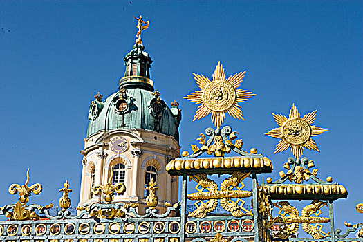 大门,夏洛腾堡宫,柏林,德国