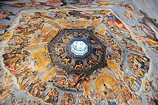 壁画,中央教堂,圣母百花大教堂,佛罗伦萨,意大利