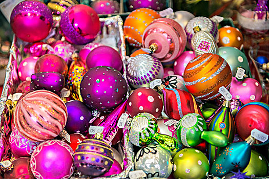 传统,玻璃,装饰,圣诞市场,班贝格,德国,大幅,尺寸