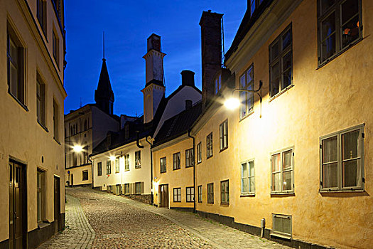 街道,历史,城镇中心,斯德哥尔摩,斯德哥尔摩县,瑞典,欧洲