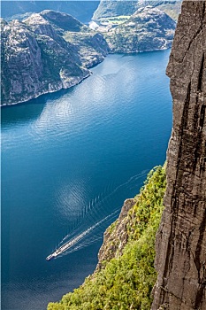 石头,挪威,旅游胜地