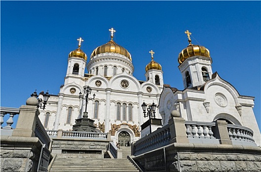 俄国东正教堂,大教堂,耶稣,莫斯科,俄罗斯