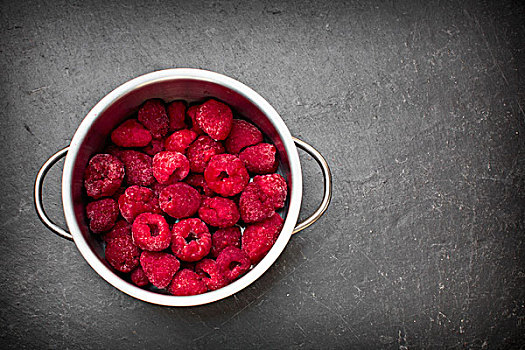 锅,冰冻,树莓