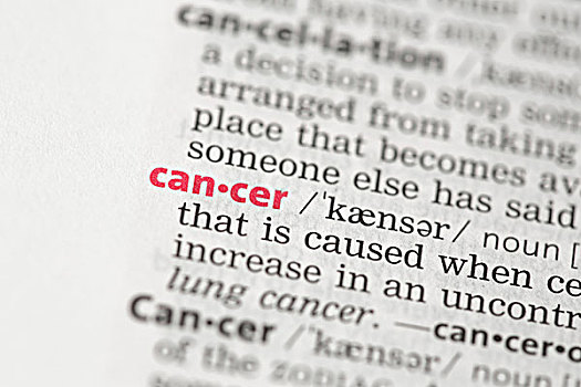 癌症,定义,字典
