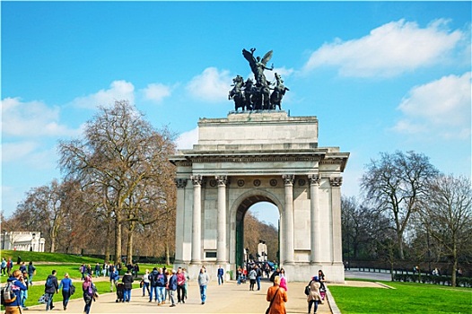 拱形,纪念建筑,伦敦,英国