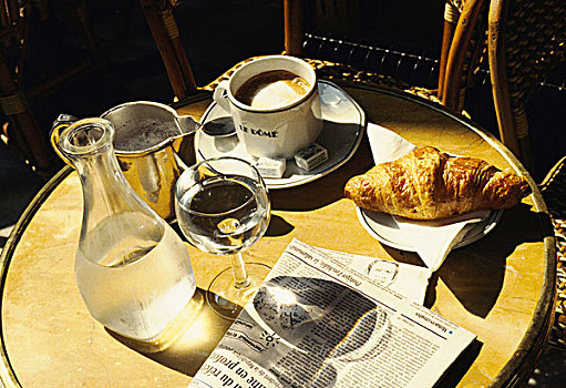 早餐,啤酒店,巴黎