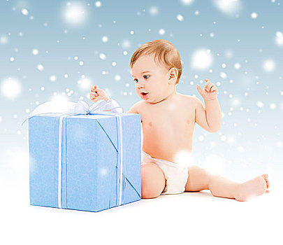休假,礼物,圣诞节,圣诞,生日,概念,高兴,孩子,礼盒