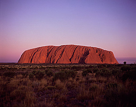 艾尔斯岩,北领地州,澳大利亚