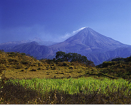 火山,科利马,墨西哥