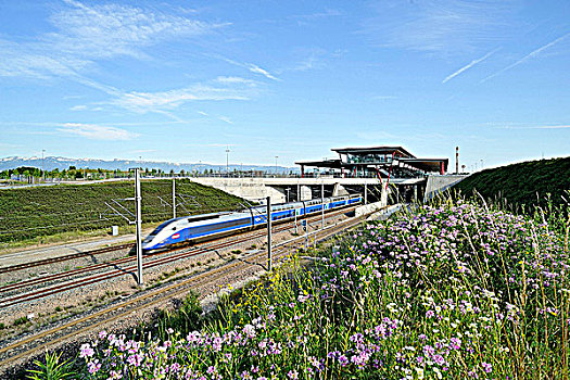 法国,高速火车,火车站,建筑师