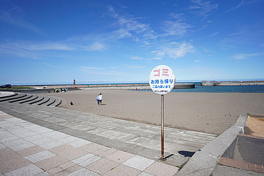 海岸,北海道,日本