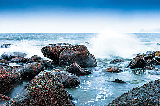 海陵岛海滩风光