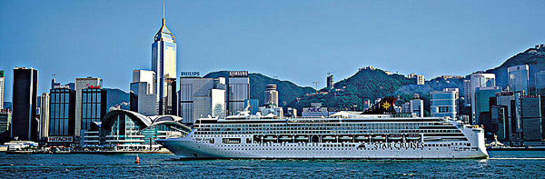 游船,维多利亚港,香港