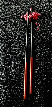 红米,筷子,黑色背景,背景